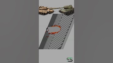 IS-2 VS M1A1 Abrams #shorts
