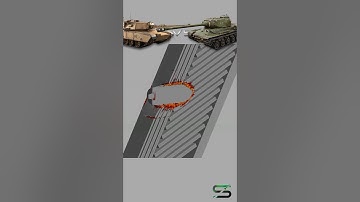 IS-2 VS M1A1 Abrams #shorts