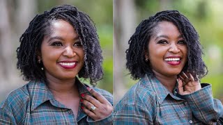 THE MOST NATURAL LOOKING PROTECTIVE STYLE | MICROTWISTS ft ONEA ON HAIR | JUST MARGIE