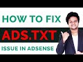 How To Fix Ads.txt File Issue In WordPress or Blogger | Earning At Risk AdSense