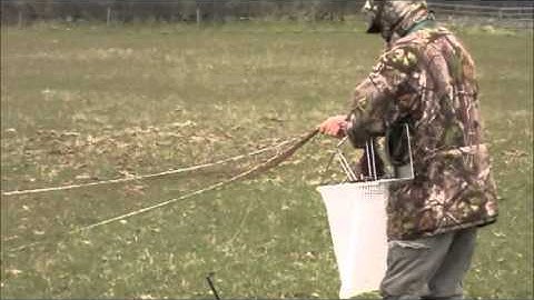 using long net basket and quick set nets