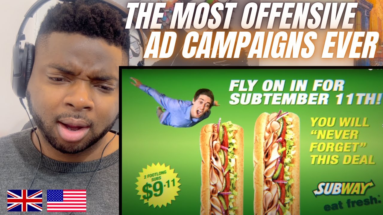 Brit Reacts To THE MOST OFFENSIVE AD CAMPAIGNS - YouTube