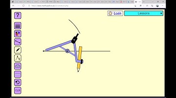 how to draw perpendicular bisector with online tool