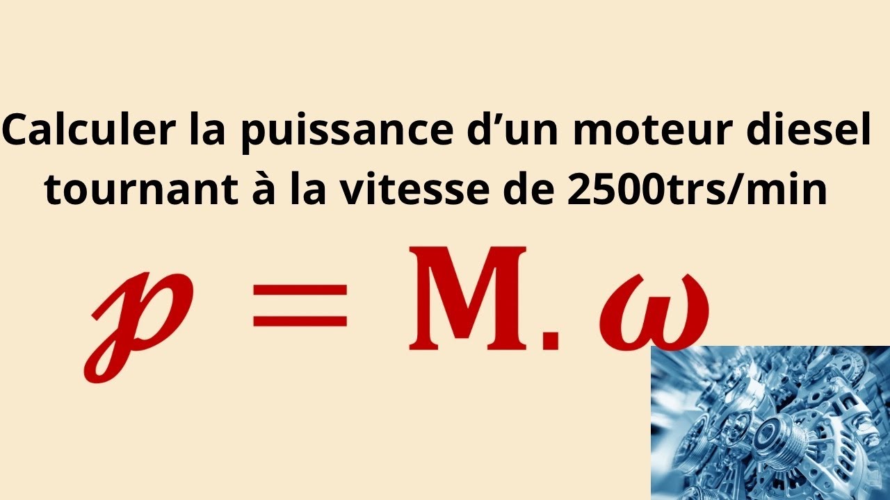 Calculer la puissance