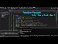 C++ for Beginners(Slow &amp; Simple)Lesson [3]: most useful Primitive variables