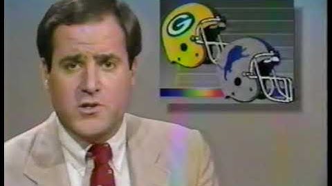 Green Bay Packers vs Detroit Lions (December 15, 1985) "Packers Beat The Lions In The Silverdome"