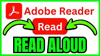 How To READ ALOUD In Adobe Acrobat Reader (QUICK & EASY) 2026