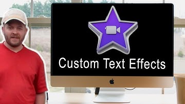 Custom Titles in iMovie - Text Position in iMovie - Custom Text Effects in iMovie