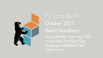 Belal Chaudary - Transfer Learning for translating Sign Language from video to text