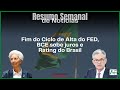 Resumo Semanal de Notícias - 16/06/23 | FED encerra ciclo de alta, BCE sobe juros e Rating do Brasil