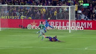 Golazo de Arturo Vidal en el FC Barcelona 5 Betis 2 | Audio: Carlos Martinez | M+Liga J2 2019