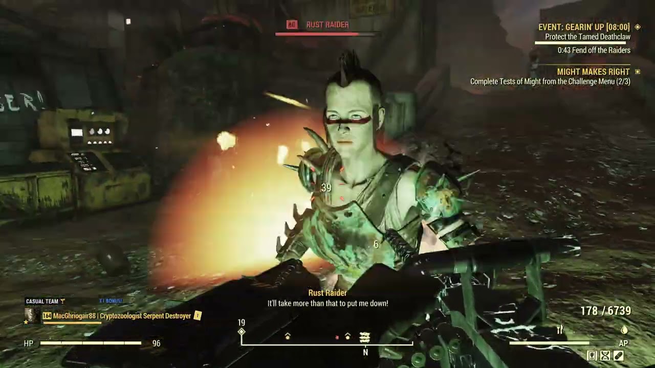 Fallout 76 Burning Springs Gearin' Up Event