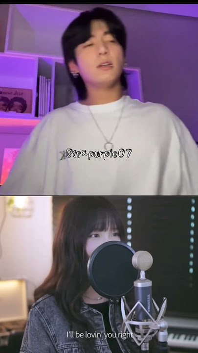 jungkook's amusing reaction to this girl's seven cover,his expression says it all😳💜#bts#jungkook