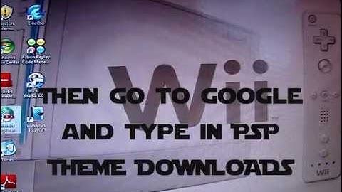 How to put Themes on your PSP