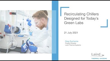 Recirculating Chillers Designed for Today’s Green Labs