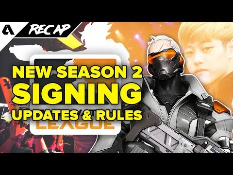 OWL Season 2 Player Signing News, Overwatch Contenders Update & Rascal Joins New Team | Akshon Recap