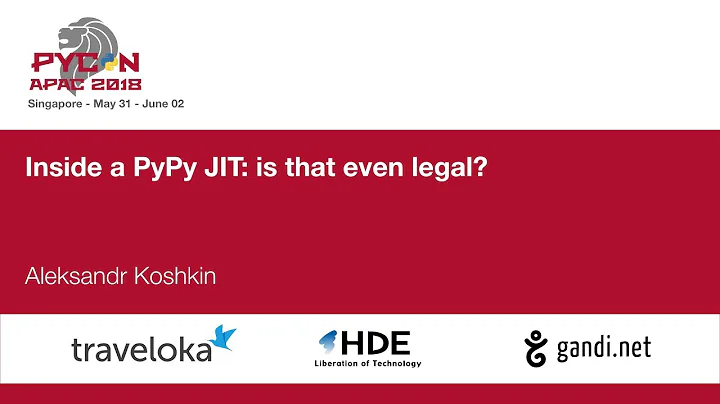 Inside a PyPy JIT: is that even legal? - PyCon APAC 2018