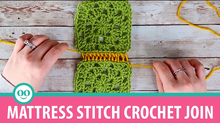 Mattress Stitch Crochet Join