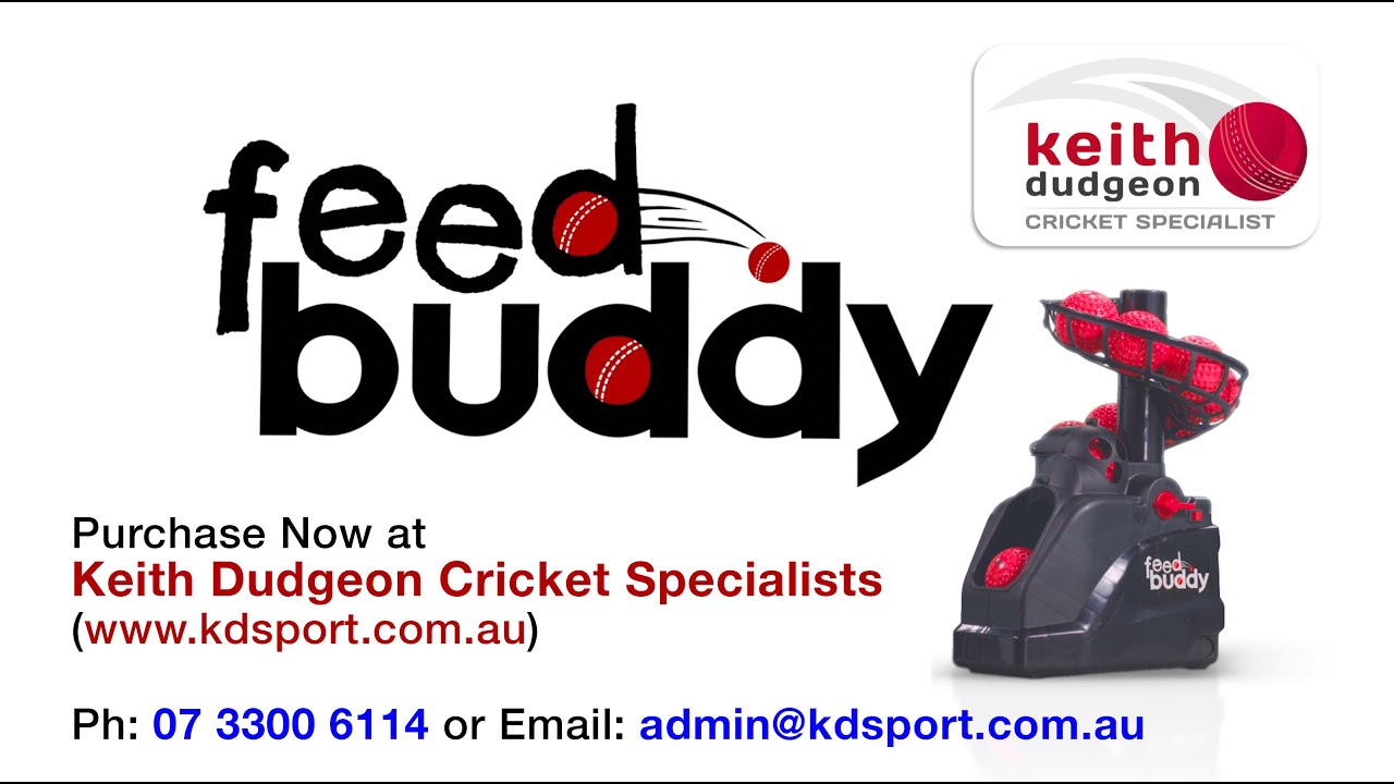 feed buddy bowling machine