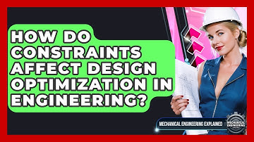 How Do Constraints Affect Design Optimization In Engineering? - Mechanical Engineering Explained