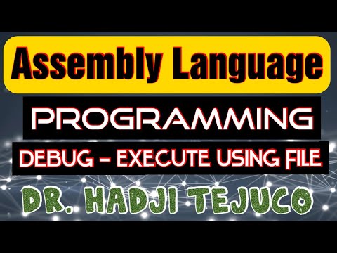 Assembly language tutorial -  Debug (executing commands using a file)