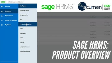 Sage HRMS: Product Overview & New Features for Premium