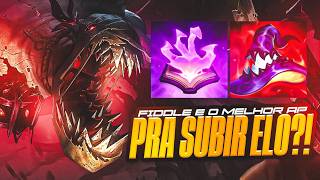 FIDDLE É O MELHOR JUNGLER AP PARA SUBIR DE ELO?! - LoL Wild Rift