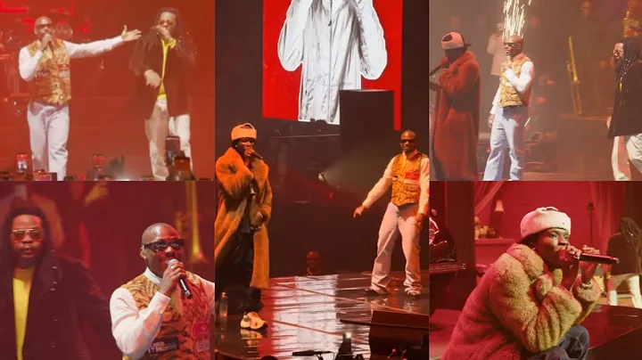Moment Olamide Bring Out Asake and Seyi Vibez On Stage at OVO Arena Wembley as they Perform Together