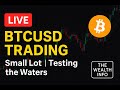 Live BTCUSD Trading | Scalping | Learning the curve | The Wealth Info
