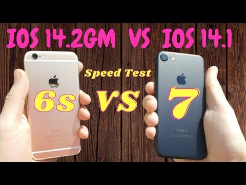 iOS 14.2 GM Vs iOS 14.1 Speed Test ( iPhone 7 iOS 14.2 GM VS iPhone 6s iOS 14.1) iOS 14.2 Speed 