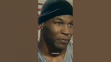 Mike Tyson on being a MAN 💯