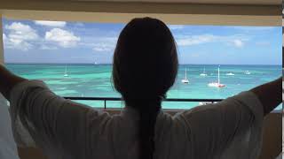 Beautiful Bride On Hotel Balcony Before Wedding Beach Resort