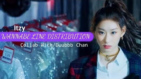 [Correct] ITZY - WANNABE [Line Distribution] Collab With/Duubbb Chan (ŔABOMER)
