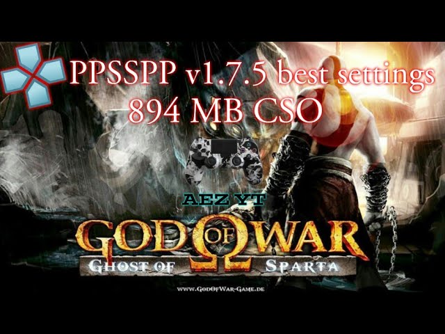 God of War Ghost of Sparta PPSSPP Zip File Download for Android