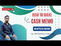 How to Make Printable Cash Memo and Restaurant Bill in MS Word in Bangla Tutorial