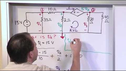 Section 8   Node Voltage Problems with Dependent Sources   Part 2