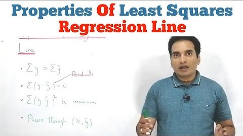 Regression | Lecture # 4, Properties Of Least Squares Regression Line | Muhammad Usman In Urdu Hindi