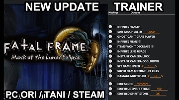 FATAL FRAME 4 TRAINER PC FULL TESTING 2023 NEW   2023