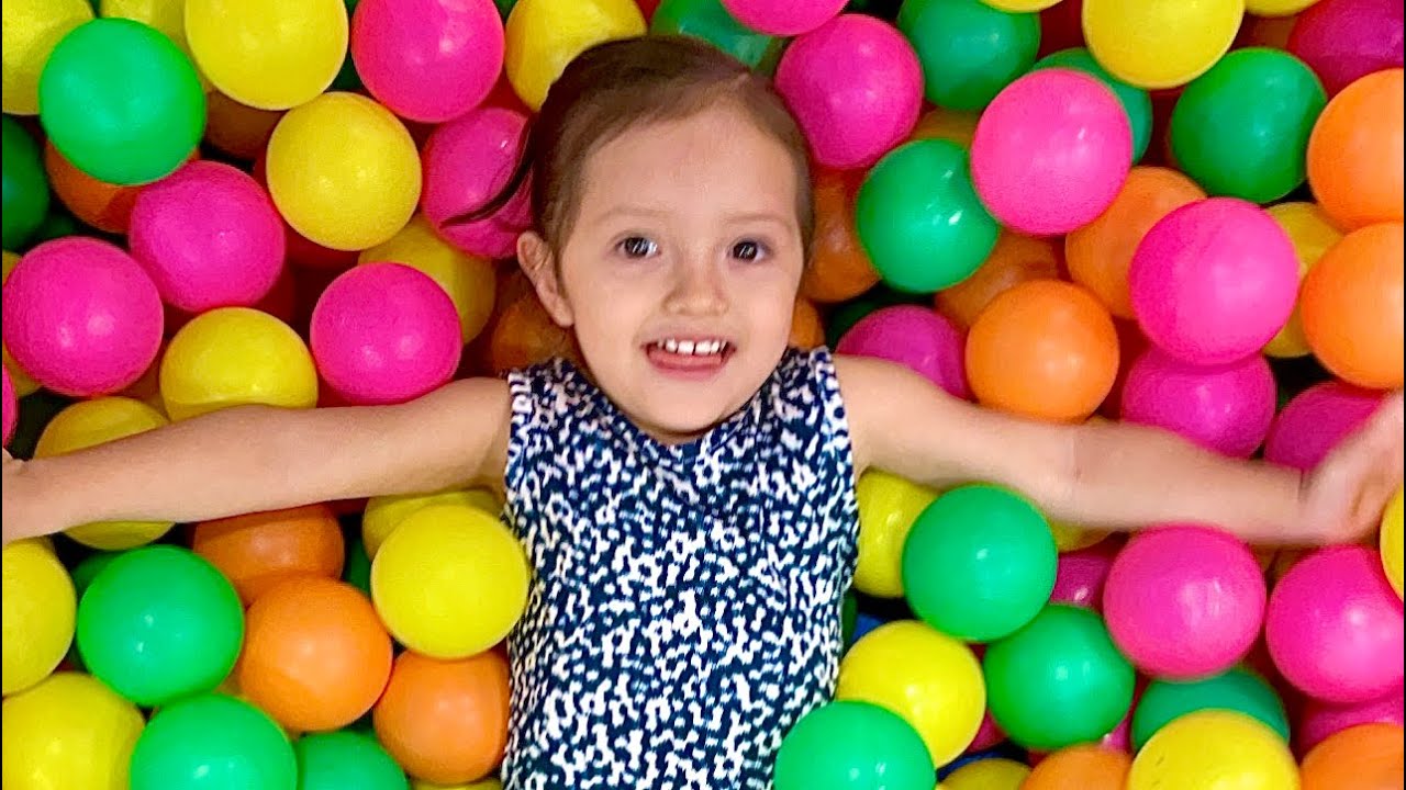 Ellie visits the kids clubhouse in La Quinta Indoor Playground for