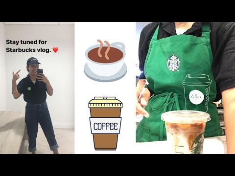 Vlog #1: Follow me to work at Starbucks ทำงานสตาร์บัคในอเมริกาเป็นยังไง?