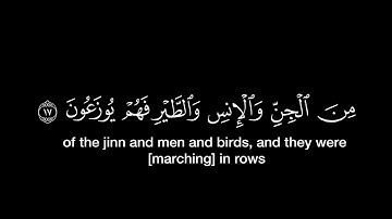 ولقد اتينا داوود وسليمان علما /أحمد النفيس /ماتيسر من سورة النمل /شاشة سوداء