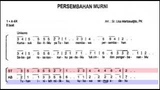 Sopran Persembahan Murni - Sr. Lisa Martosudjito, PK     #lagupersembahan  #lagumisa #gerejakatolik