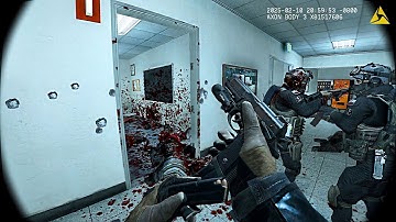 POV: SWAT Bodycam Shows Deadly Shooting In High School | Left 4 Dead 2 Tactical (R.T.E)