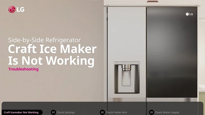 LG Refrigerator : How to repair if Craft Ice Maker Is Not Working | LG