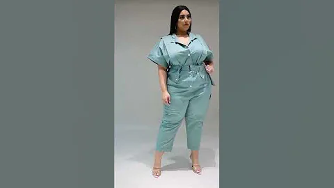 Plus Size Western Jumpsuit | Western Fashion|#fashion #fashiondesign #shorts #youtubeshorts #dress