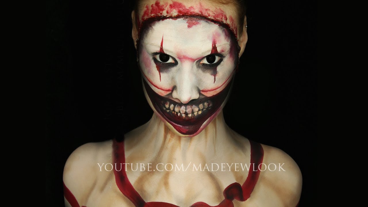 American Horror Story Freak Show Makeup Tutorial Twisty YouTube