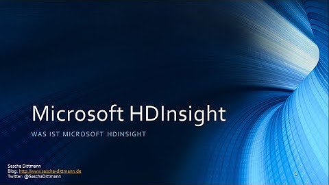 Folge 01 - Was ist HDInsight