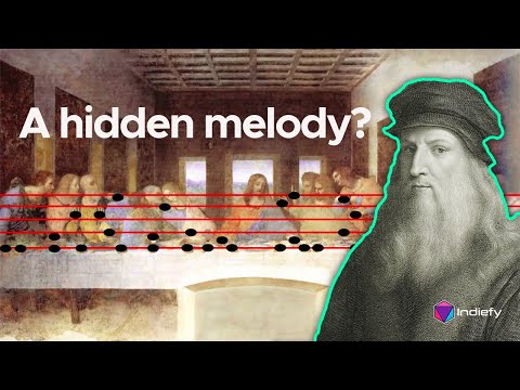 A HIDDEN MELODY IN THE PAINTING "THE LAST SUPPER"?