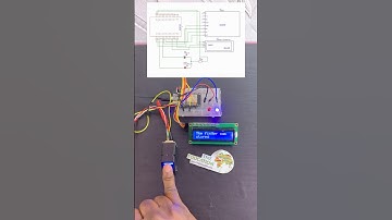 Interface AS608 Fingerprint Scanner with ESP32 #electronics #arduino