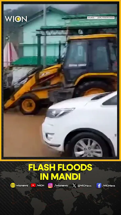 Mandi Floods: Flash Floods Hit Mandi District Along Key National Highway | WION Shorts